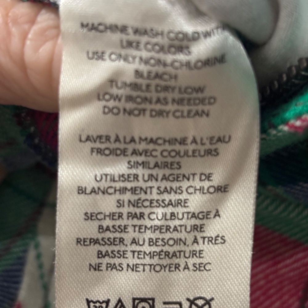 FREE PEOPLE PLAID PANTS - Picture 9 of 10